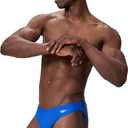Speedo Men's Swimsuit Brief PowerFlex Eco Solar (Blue, 36)