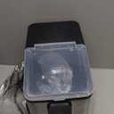 Igloo Portable Ice Maker with Scoop - Countertop Ice Maker with LED Control Panel & 1.5 Quart Water Tank - Ice Cube Maker Produces 26 Lbs. of Ice in 24 Hours with 9 Large or Small Cubes in 7 Minutes (Stainless Steel)