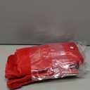 OTOSTAR Set of 2 Xmas Soft Plush Short Wool Velvet Decorative Throw Pillow Covers Square Luxury Style Cushion Case Pillow Shell for Sofa Bedroom Tree and Snowflake Red, 24x24 Inch