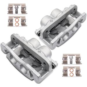 2PCS Front Disc Brake Caliper Assembly w/Bracket Compatible for Chevy Avalanche Silverado 1500 Suburban Tahoe Express/GMC Sierra 1500 Yukon XL/Cadillac Escalade ESV EXT 18-B4918A 18-B4919A 2PCS Front Disc Brake Caliper Assembly w/Bracket Compatible for Chevy Avalanche Silverado 1500 Suburban Tahoe Express/GMC Sierra 1500 Yukon XL/Cadillac Escalade ESV EXT 18-B4918A 18-B4919A