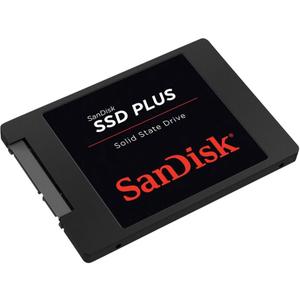 SANDISK SSD PLUS 480GB Internal SSD - SATA III 6 Gb/s, 2.5"/7mm, Up to 535 MB/s - SDSSDA-480G-G26, Black