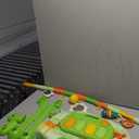 dearlomum Baby Play Mat Gym, Funny Play Piano Tummy Time Activity Mat with 5 Infant Sensory Toys, Music and Lights, Boy & Girl Gifts for Newborns 0 to 3 6 9 12 Months (Green)