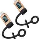 pzoz USB C to Lightning Adapter with LED Display, 27W Type C PD Fast Charging Lighting Adaptor for Phone 14/13/12/11/XS/XR/SE/AirPods, Fits MacBook Charger Cable, Support Data Transfer (2 Pack)