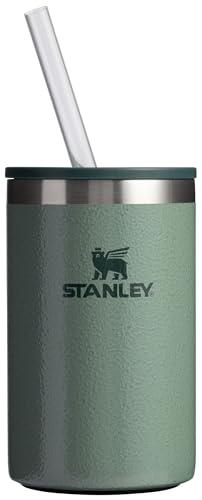 STANLEY Everyday Can Cooler Cup 10 oz | Beer, Seltzers, Soda, and Energy Drinks | Doubles as Tumbler | Insulated Stainless Steel Drink Holder | BPA-Free | Hammertone Green