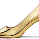 Elisabet Tang 3 in Classic Pointy Pull on Heeled Wedding Pumps - Comfortable Stiletto Closed Toe Dress Heels for Prom Work 9