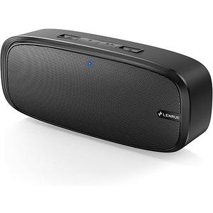 LENRUE Bluetooth Speaker, Wireless Portable Speaker with Loud Stereo Sound, Rich Bass, 12Hour Playtime, Builtin Mic. Perfect for iPhone, Samsung and More