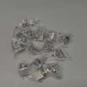 QCAA Heavy Sliding Window Lock, Zinc Die Cast, 1/4", Nickel, 16 Pack, Made in Taiwan