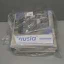 Criusia Large Storage Cubes, 13 Inch Cube Storage Bins for Shelves Closet Nursery Bedroom - 10 Pack Collapsible Storage Baskets with Handles - Fabric Bins for Organizing Clothes Blanket Toys (Beige)