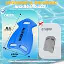 Hikeen Swim Kickboard - Large Size & High Buoyancy Kick Board Swim Adult for All Levels, Durable HDPE Kickboard Adult Swim Training for Pool & Open Water, 21in*15.8in*1.6"