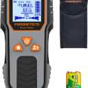 6-in-1 Stud Finder Wall Scanner, POROMETISTO DSF01 Wall Stud Finder with Electric Wire Finder, Deep Scan Stud Sensor for drywall, Wood, Plaster Walls, Metal, AC Wire, Magnetic, Joists, Pipes