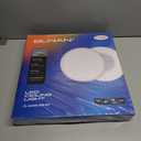 BLNAN Dimmable LED Flush Mount Ceiling Light Fixture with Remote Control, 3000K-6500K Low Profile Wired Lamp, Modern Ultra Thin Close to Ceiling Light for Bedroom Kitchen (White, 15.4Inch 2Pack)