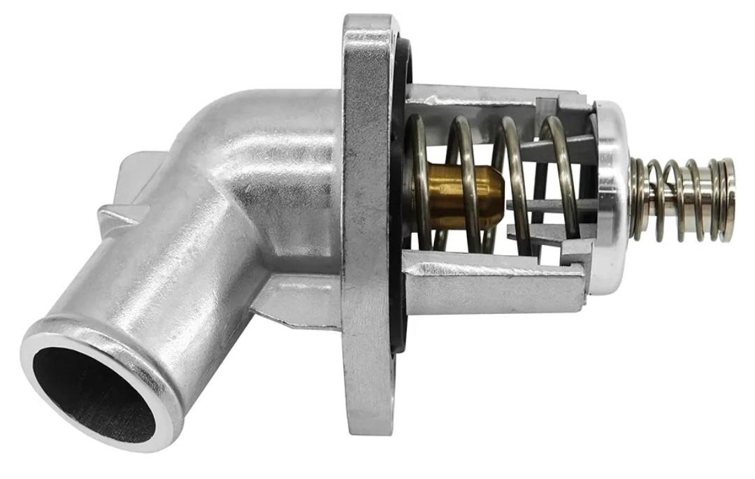 Aluminum Water Pump Thermostat with Housing Compatible with Cadillac Escalade 2015-2020, Compatible with Chevrolet GMC 2014-2020