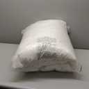 WhatsBedding White Queen Size Feather Down Fiber Comforter, Filled with Feather and Down Fiber, All Season Fluffy Ultra Soft 100% Cotton Duvet Insert, Luxury Hotel Bedding Style Comforter, 90"x90"