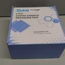 Center Console Organizer Tray for Tesla Model Y Juniper Accessories 2025 2026 [Premium PC + Silent Silicone Liner] Armrest Bottom Liners Wireless Charging Pad Cup Holder for Tesla Model Y Accessories