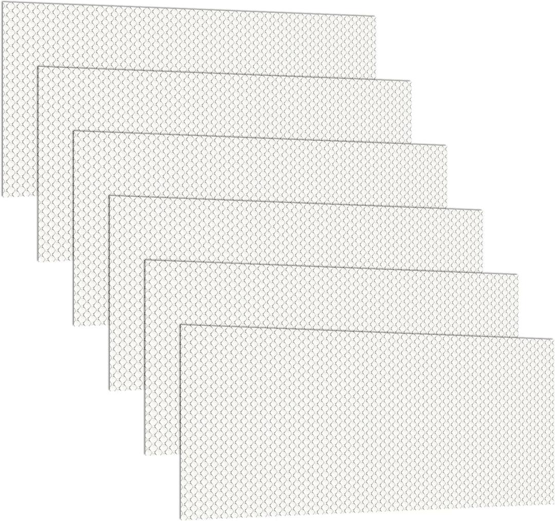 Pangda 6 Pack Replacement Fluorescent Light Covers Clear Acrylic Ceiling Lighting Panel Flat Sheet for Overhead Fixtures, 22.5 x 46.5 x 0.1 Inch