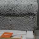 Muihood Wood Elevated Dog Bed Frame and Egg Crate Foam Mattress, Luxurious Suitable for Pets Up to 80 lbs, White, L