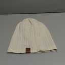 Radiation Protection EMF Hat 5G 4G Beanie (One Size, Cream Pie White)