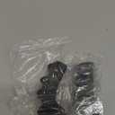 2PCS Toe Spacers for Women and Men, Toe Separators for Pedicure, Bunion Corrector, Hammer Toe Straightener, Plantar Fasciitis, Toe Spreaders for Foot Pain Relief and Foot Health. (Black)