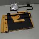 Walker Tray Table with NonSlip Mat, Tray for Walkers for Seniors Foldable, Food Tray with Cup Holder, Walker Accessories,Bamboo Mobility Table Fits Most Standard Folding Walkers