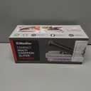 Mueller Vegetable Chopper Mandoline Slicer, Food Veggie Chopper, Cheese Grater, Onion Vegetable Cutter with Container, Dicer, Kitchen Gadgets & Essentials, White Sand/Grey (6 blade)