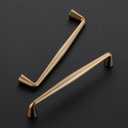 Ravinte 10 Pack 5 Inch Champagne Bronze Kitchen Cabinet Handles Solid Zinc Alloy Cabinet Pulls Cupboard Hardware Drawer Handles