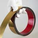 Peel and Stick Metal Trim, Flexible Stainless Steel Molding for Wall, Fireplace, Mirror Frame, Craft and Home Decoration (Shiny Gold, 12m x 5cm)