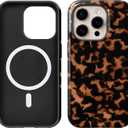 Compatible with iPhone 15 Pro Max Case [Compatible with MagSafe] -Shockproof Protective Slim Soft TPU Cover Phone Case 6.7" (Turtle Shell, iPhone 14 Pro 6.1")