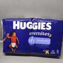 Huggies Size 5 Overnites Baby Diapers: Overnight Diapers, Size 5 (27+ lbs), 100 Ct (2 Packs of 50)