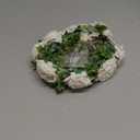 Honoson Dog Wedding Flower Collar Dog Wedding Attire Wreath Outfit Bow Pet Photo Prop Flowers Ring for Pets Cats and Puppy(Medium)