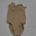 Strapless Shapewear Bodysuit for Women Thong Under Dress Bodysuit Tank Top (Small, Sienna-brief)
