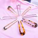 3 x 8pcs French Hair Pins for Women U Shaped French Twist Hair Pin Colourful U Vintage Fork Hairs Pin for Buns Women Girls Hairstyle Accessories for Girls