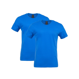 Gildan Adult Softstyle Cotton T-Shirt, Style G64000, 2 Pack, Size L