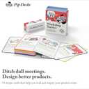 Pip Decks Workshop Tactics Official 54-Card Deck for Running Effective Workshops and Team Sessions