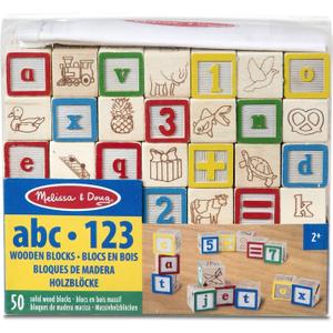 Wooden Abc/123 Blocks (Uc)