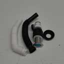Bathroom Sink Drain Kit, Flexible P-Trap Drain Pipe with Pop Up Stopper