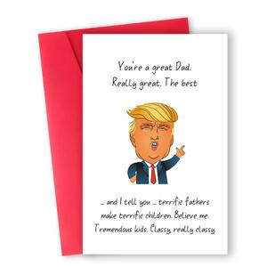 Gerdiny Funny Father's Day Cards, Pack of 10
