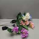 4 Pack Solar Garden Lights Outdoor, Colorful LED Waterproof Solar Powered Hydrangea Flowers Landscape Lights for Outside Yard, Patio, Pathway Decorative, Dcor, Two Lighting Modes