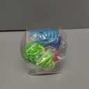 Dog Training Ball on A Rope Rubber Dog Rope Toys Ball with Handle for Tug of War K9 Training Rewards for Belgian Malinois Gifts, 5cm in Diameter for Small Dogs 0-30 Lbs, Pack of 4 (Four colors)