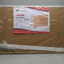 VIZ-PRO 60" x 48" Large Cork Bulletin Board, Foldable & Wall-Mounted Notice Pin Board with Silver Aluminum Frame, for School Home Office - 5' x 4' Corkboard