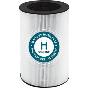 HoMedics TotalClean 3-in-1 True HEPA Filter Replacement for Air Purifier HoMedics AP-T40, AP-T40WT, AP-T43-WT, AP-T45-BK and AP-T45-WT, True HEPA Filter Removes Up to 99.97% of Airborne Particles