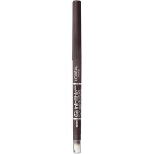L'Oreal Paris Makeup Infallible Never Fail Original Mechanical Pencil Eyeliner with Built in Sharpener, Brown, 0.008 oz. (1 Count (Pack of 1))