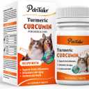 Turmeric Curcumin for Dogs  Hip & Joint Support, Heart & Immune Health Supplement, Immune System Booster, Joint Care for All Breeds & Ages, 60 Chewable Tablets