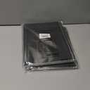 2 x 4 Pack College Ruled Notebook, Soft Black Cover Spiral Notebook, Memo Notepad Sketchbook, Students Office Business Diary Spiral Book Journal, 50 Pages, 25 Sheets, 10 x 7.5 Inch