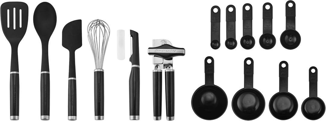 KitchenAid Universal Tool and Gadget Set, 6 Piece, Black