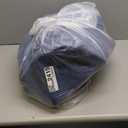 OLANLY Navy Blue Round Rugs for Bedroom - Machine Washable, 3 ft Circle Area Rugs for Living Room, Soft and Fluffy Shaggy Carpet for Teen Girls and Boys, Nursery Rooms, Dorms, Home Decor Aesthetic