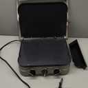 Cuisinart Griddler Indoor Grill, Panini Press, Sandwich Maker & More, 5-in-1 Grilling, Dishwasher-Safe Nonstick Cooking Plates, GR-4NNAS, Stainless Steel