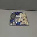 11st Birthday Party Decorations Blue Happy Birthday Banner Latex Confetti Balloons Number 11 Foil Balloon Silver Crown Star Mylar Balloon Cake Topper for Men Women Anniversary Party Supplies