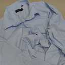 Alimens & Gentle Men's Dress Shirt Regular Fit Stretch Stain Shield Long Sleeve Solid Business Wedding Button Down Shirts, XL