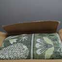 Anidaroel Green Extra Large Area Rug 10x14, Non Slip Washable Rugs for Living Room Stain Resistant Dining Room Rugs for Under Table, Low Pile Indoor Floor Carpet for Bedroom Home Office