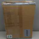 Lightweight Upright Rollator Walker All-Terrain Foldable with seat and Adjustable Height backrest, 300 lbs Capacity, 10" Front & 8" Rear Wheels for Seniors, Adults, bariatric, Includes Cane Holders